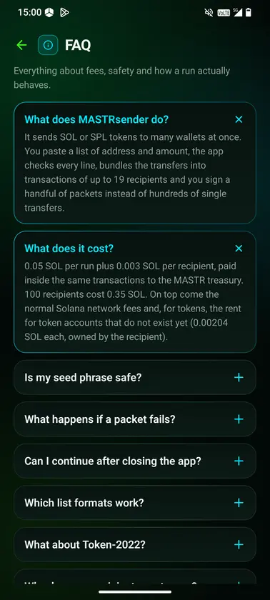 MASTRsender screenshot 5