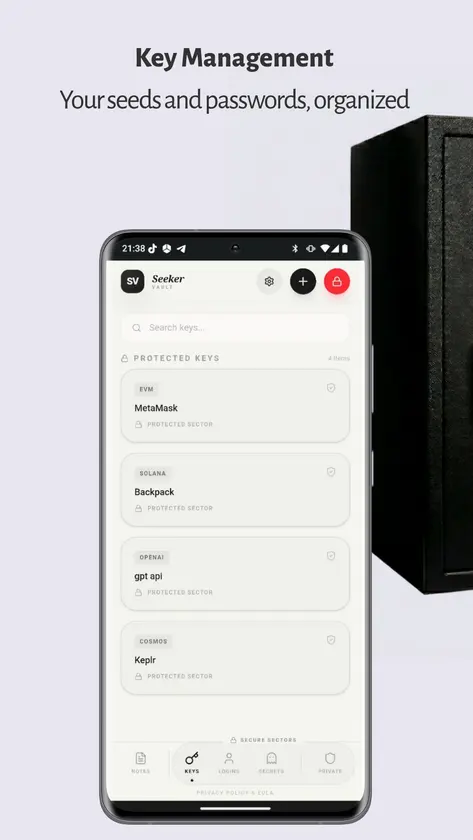 Seeker Vault: Local Safe screenshot 3