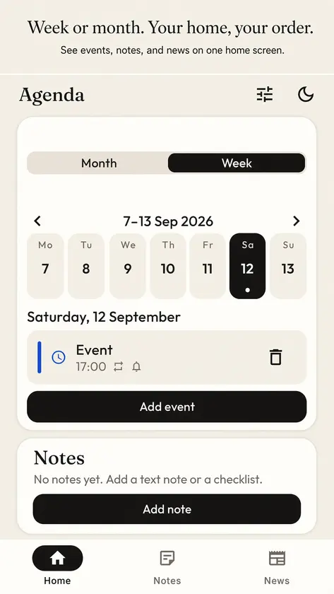 Agenda screenshot 8