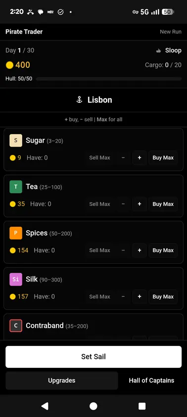 Pirate Trader screenshot 2
