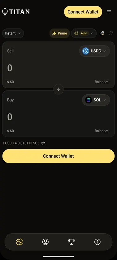 Titan Exchange screenshot 2
