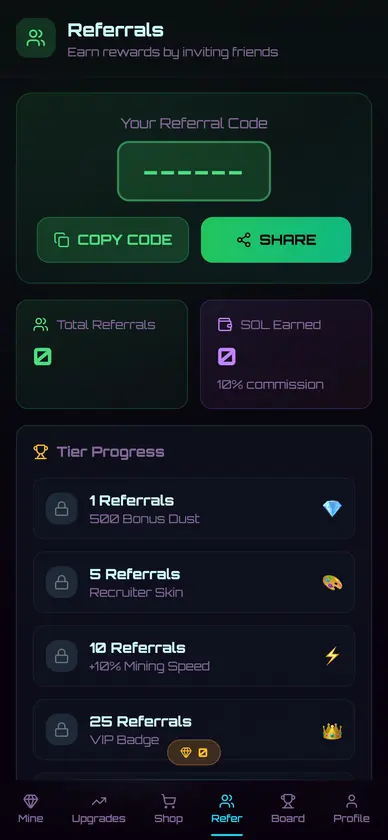 Tap Miner - Earn $Dust screenshot 4