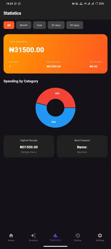Receipt Scanner screenshot 3
