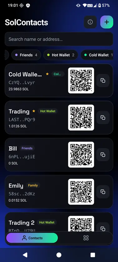 SolContacts screenshot 5
