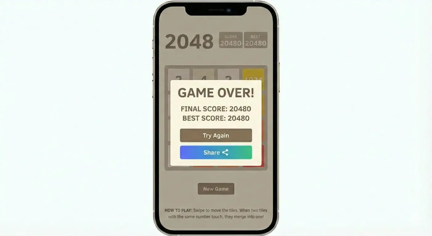 2048 screenshot 3