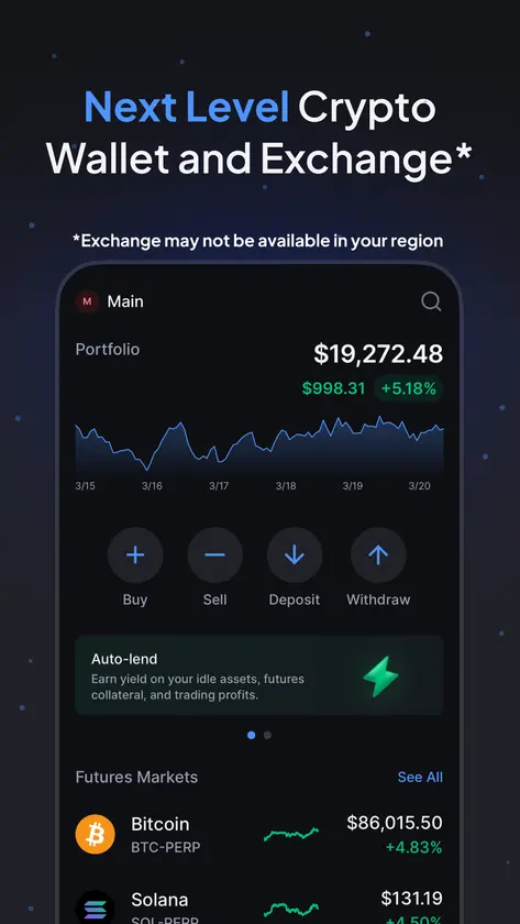 Backpack: Buy & Trade Crypto screenshot 1