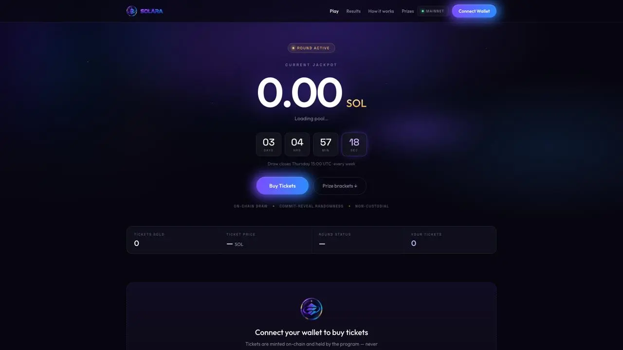 Solara Lotto screenshot 1