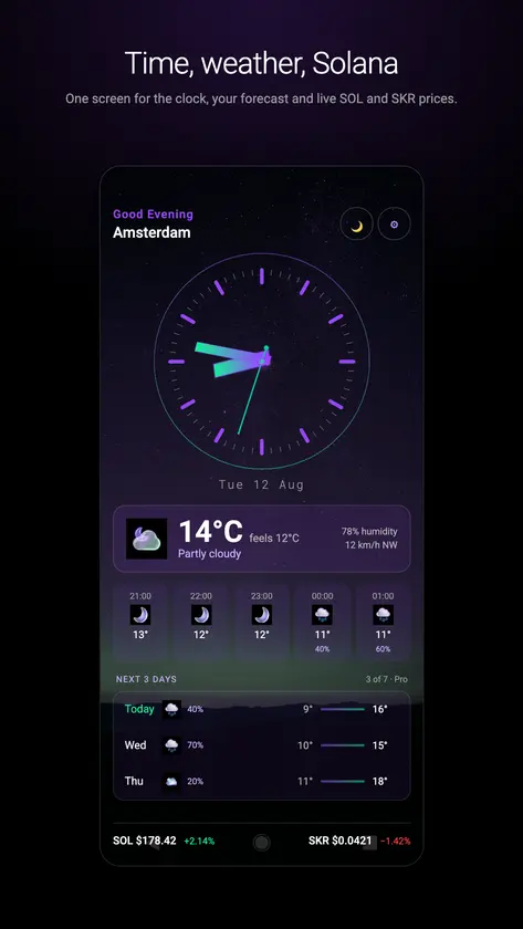 Time and Weather Sol screenshot 1
