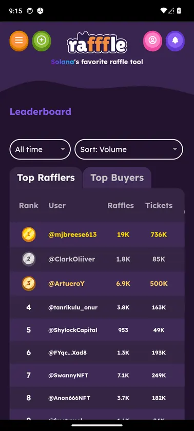 Rafffle screenshot 4
