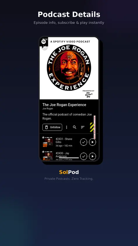 SolPod Player screenshot 5