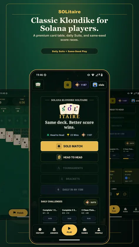 SOLitaire screenshot 1