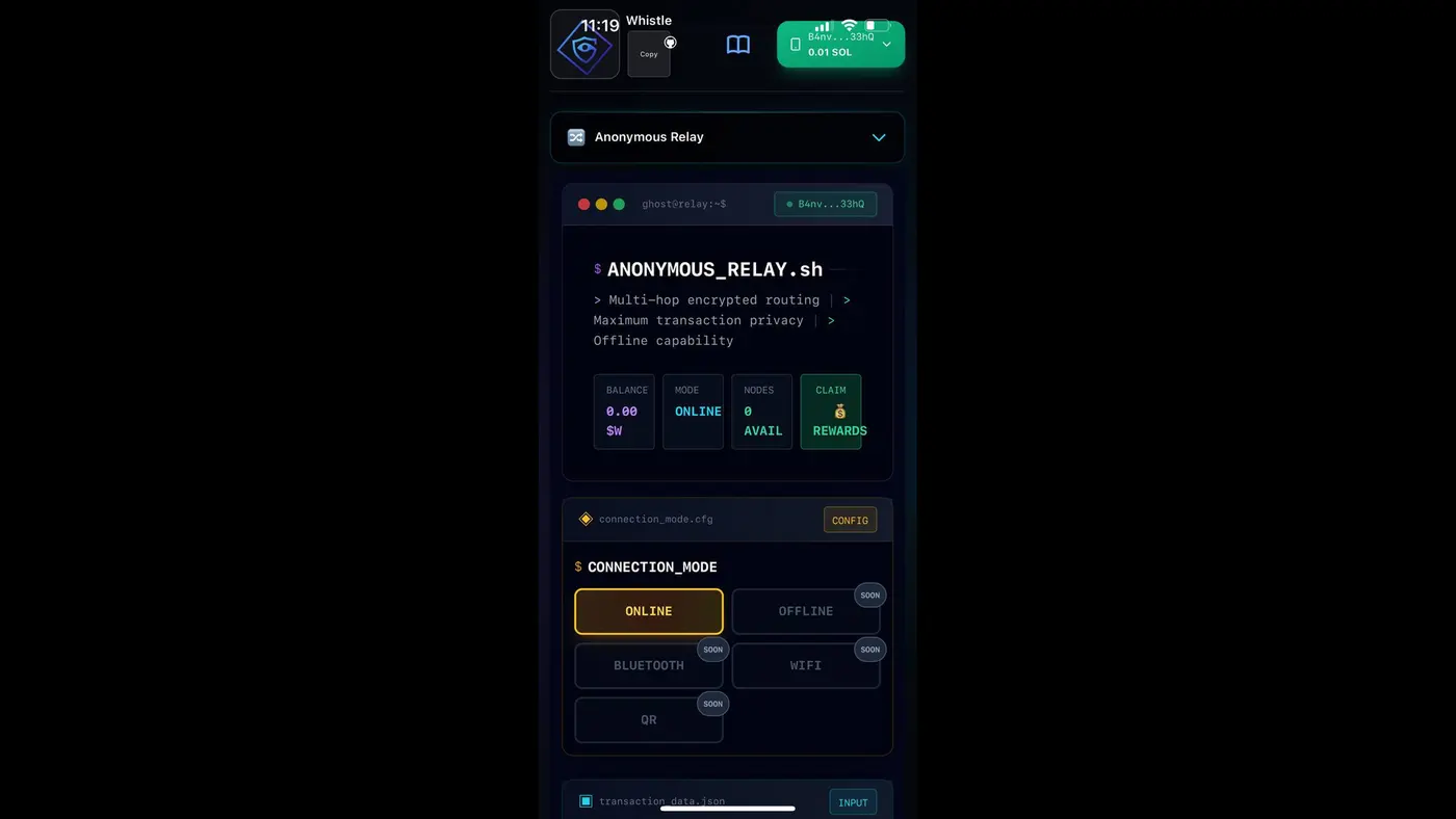 Whistle screenshot 3
