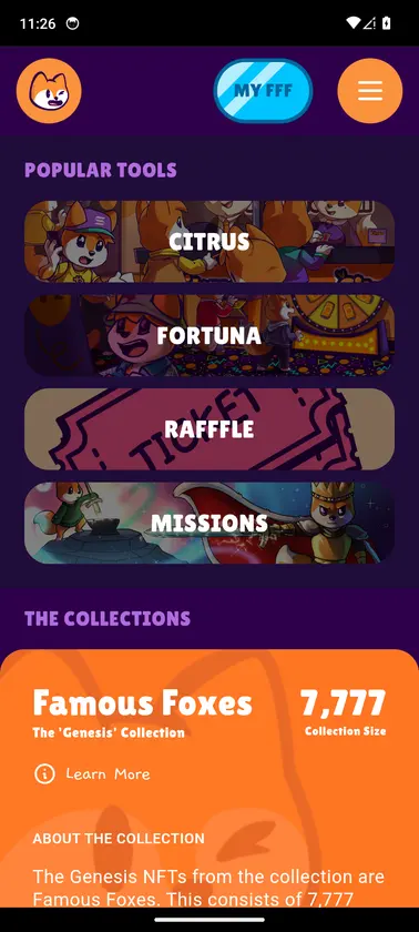Famous Foxes screenshot 1