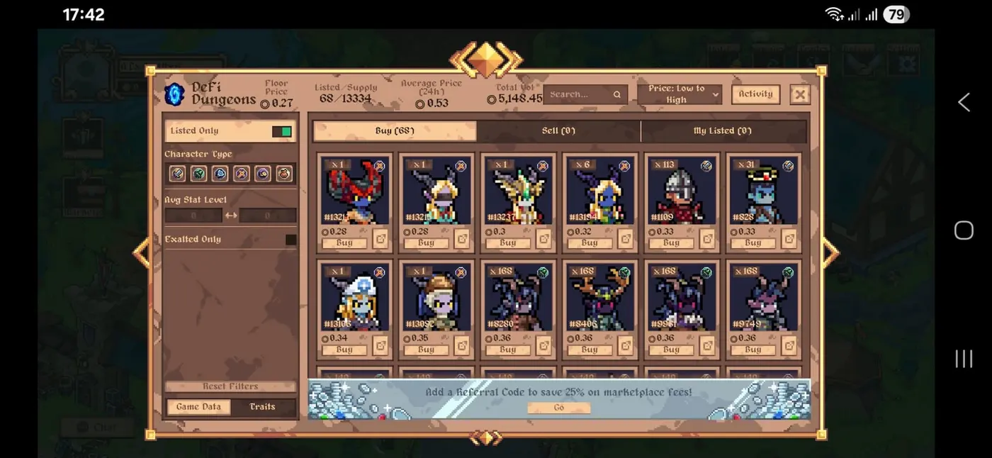 Defi Dungeons screenshot 4