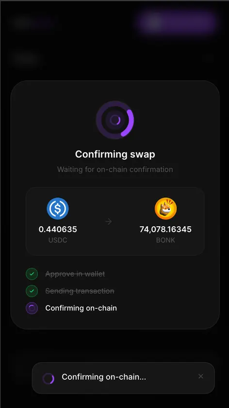 KibaSwap screenshot 3
