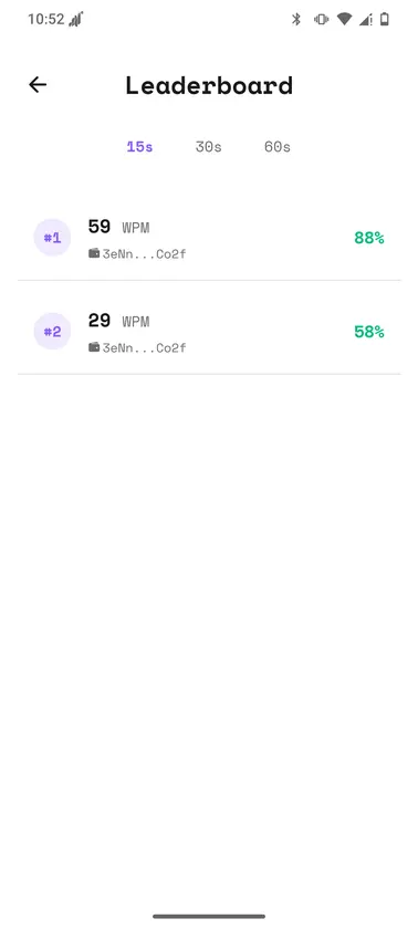 asdf: Typing Speed Test screenshot 4