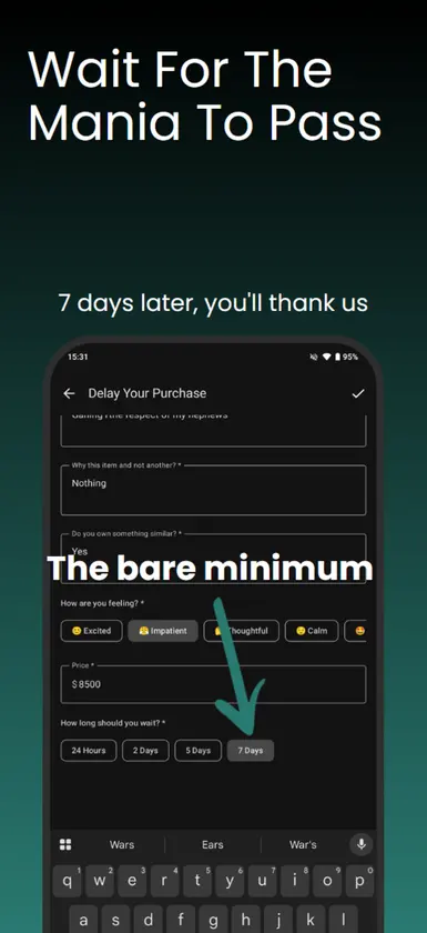 Delay Your Purchases screenshot 3