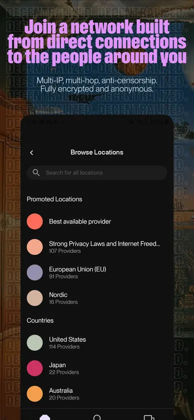 URnetwork screenshot 2