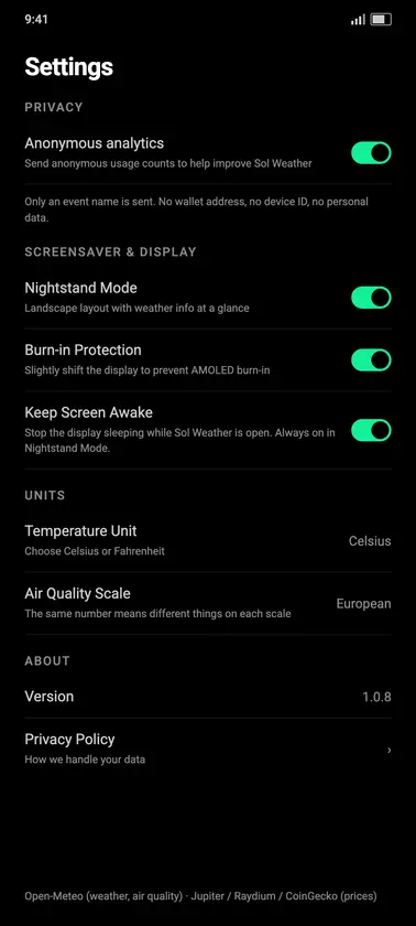 Sol Weather screenshot 6