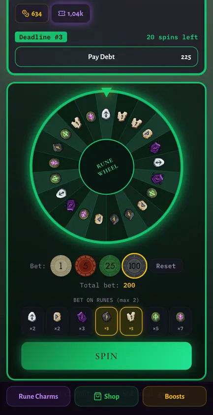 Rune Wheel screenshot 1