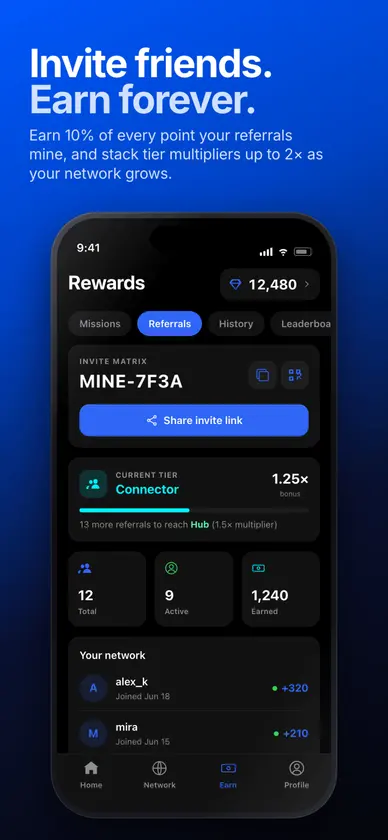 MINE - Offline Network screenshot 5