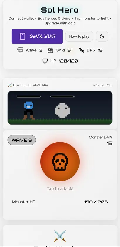 Sol Hero screenshot 5