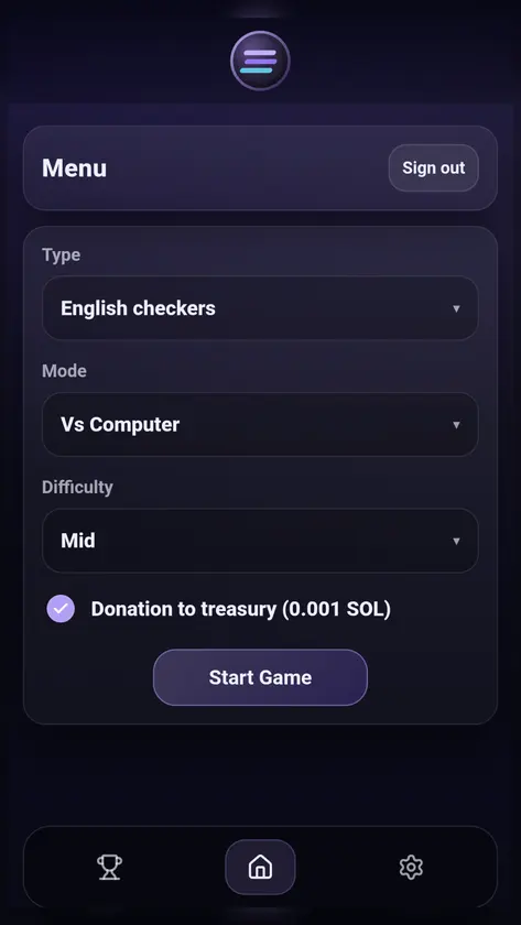 Checkers screenshot 3
