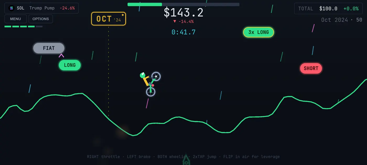 DegenRide screenshot 1