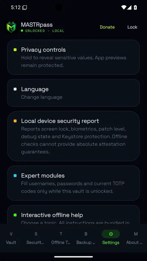 MASTRpass Pro screenshot 9