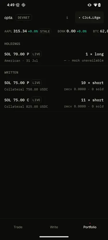 Opta screenshot 4