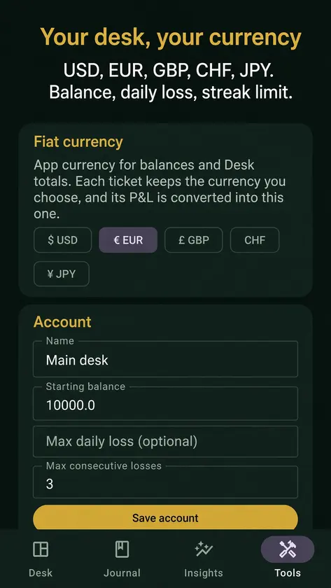 Bull Trading Journal screenshot 2