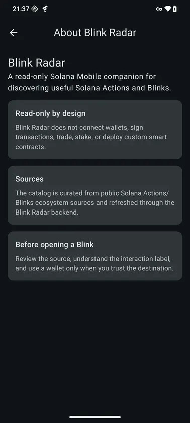 Blink Radar screenshot 3