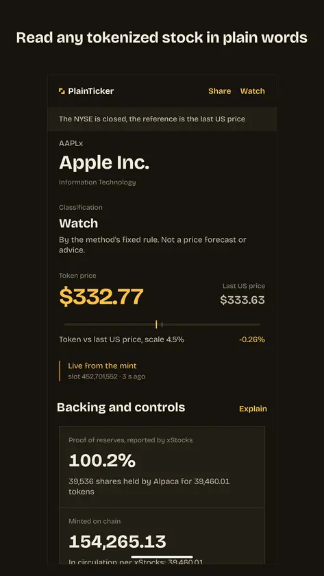 PlainTicker screenshot 3