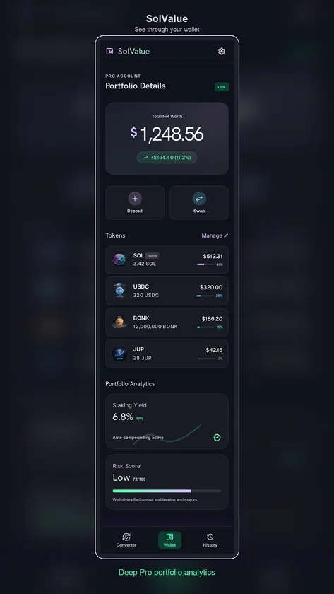 SolValue screenshot 3
