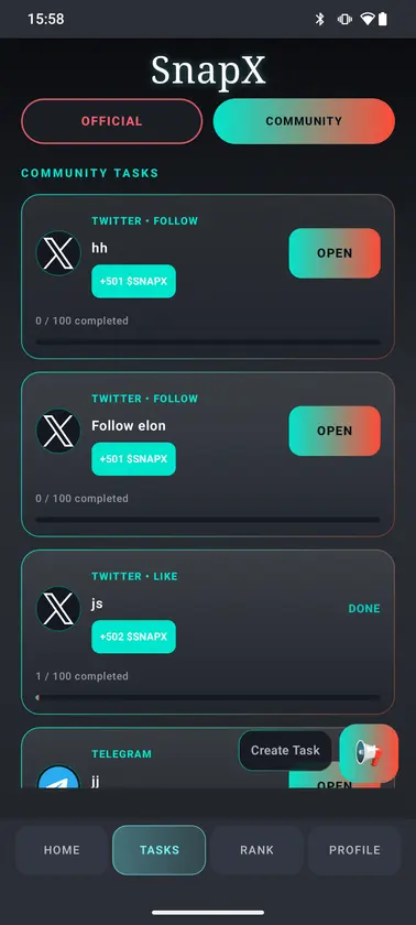 SNAPX screenshot 2