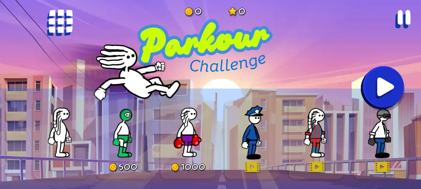 Parkour Challenge screenshot 1