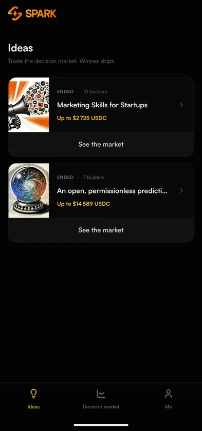 Spark screenshot 1