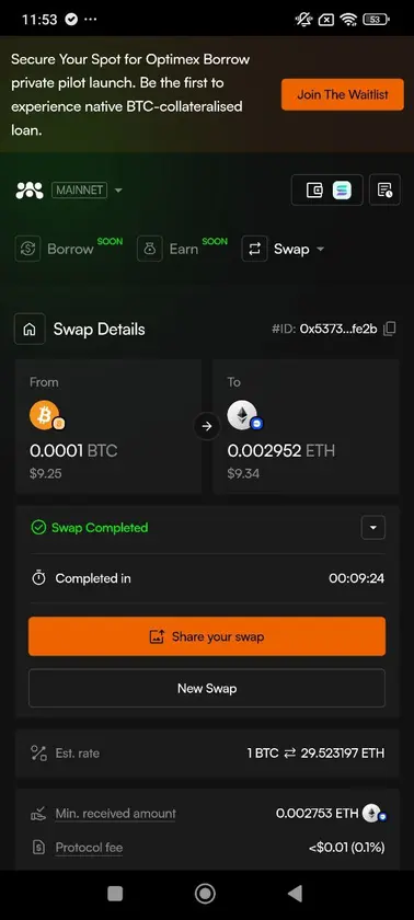 Optimex screenshot 1
