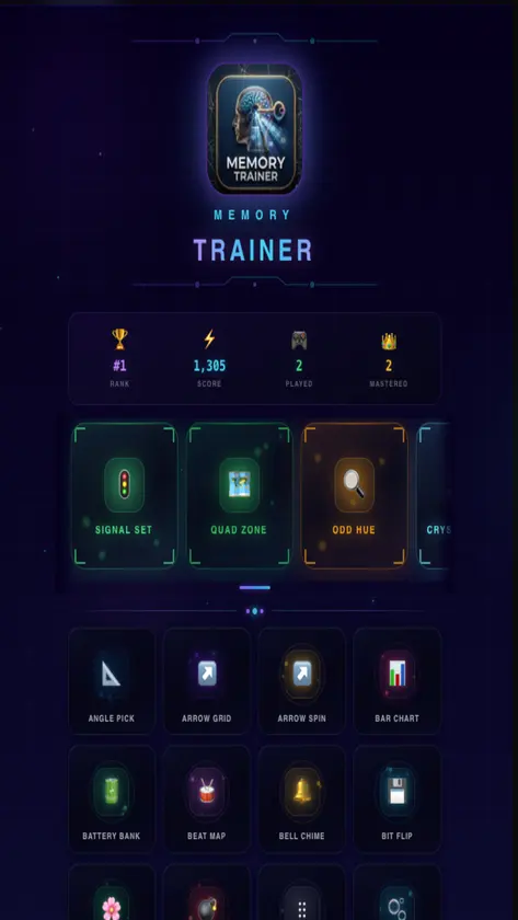 Memory Trainer - Brain Training on Solana screenshot 1