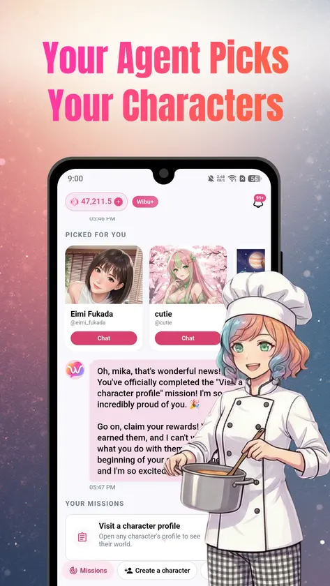 Wibu: AI Anime Companion screenshot 1