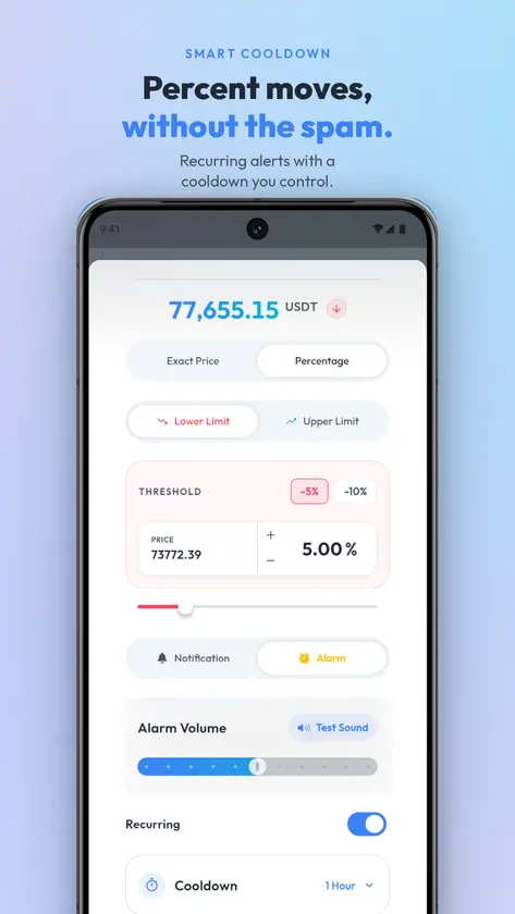 Crypto Alerts & Alarms screenshot 4