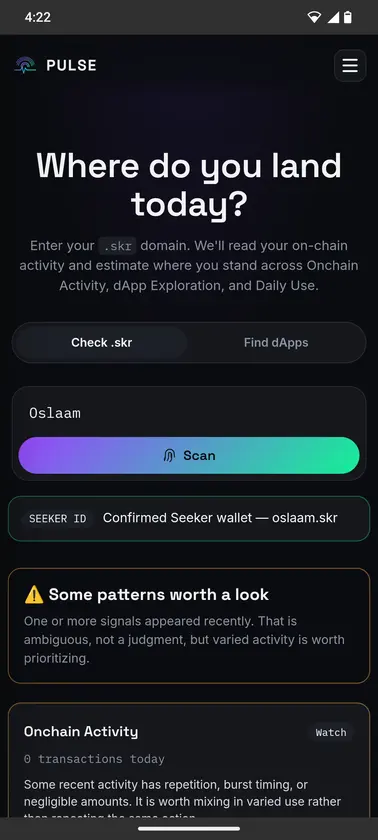 Seeker Pulse screenshot 1