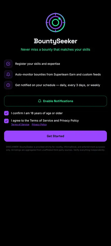 BountySeeker screenshot 2