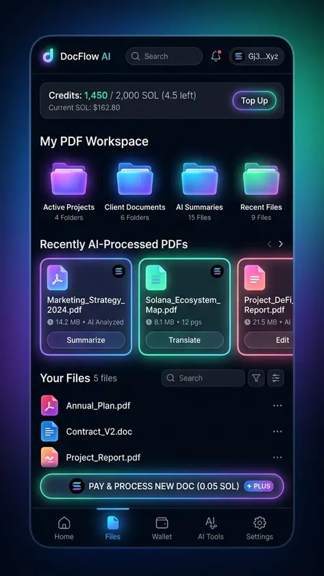 Solana FlowPDF AI screenshot 3
