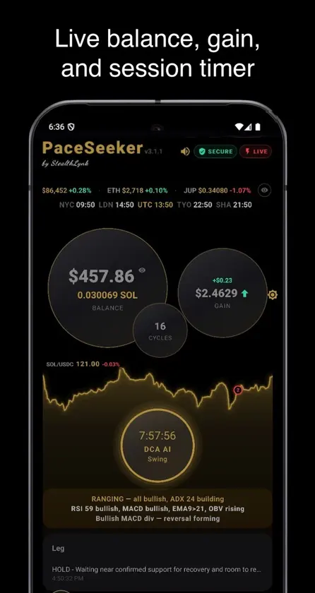 PaceSeeker screenshot 1