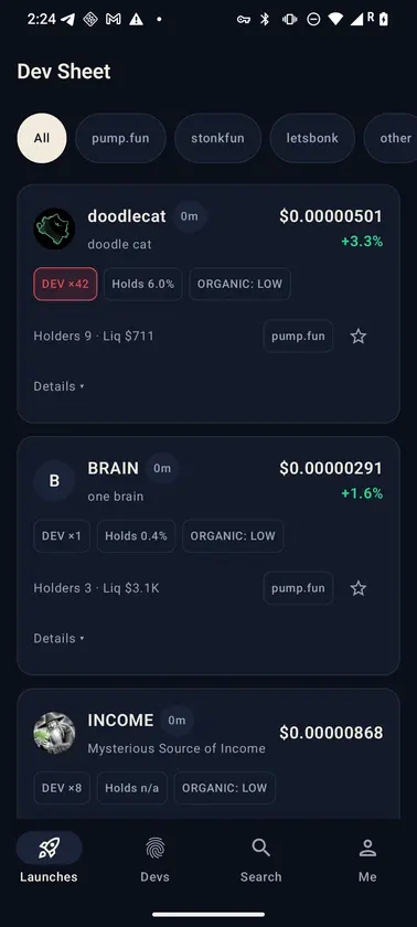 Dev Sheet screenshot 3