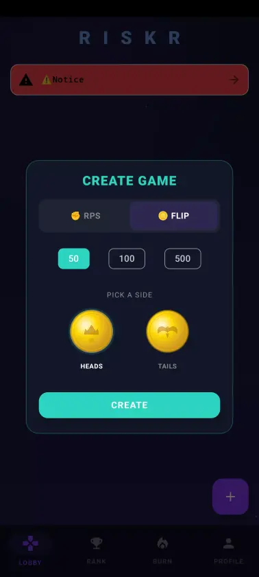 Riskr screenshot 2