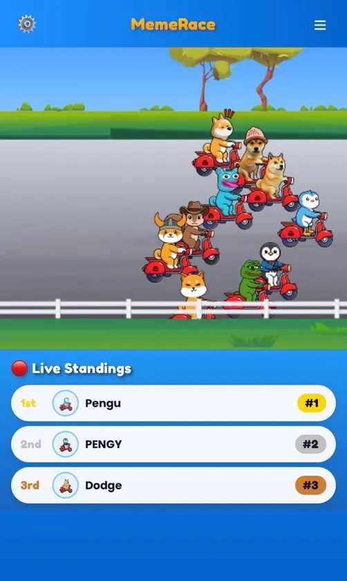 MemeRace screenshot 2
