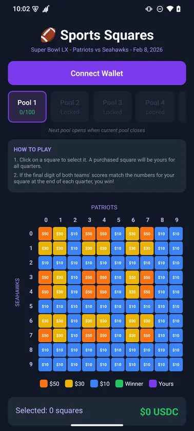 Sports Squares screenshot 1