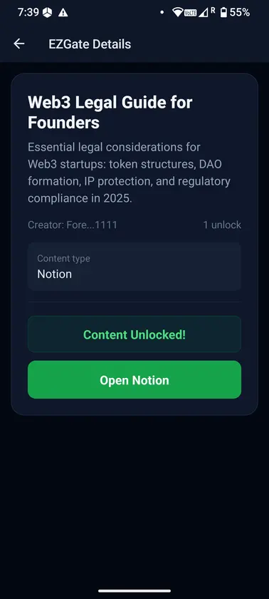 SolEzGate - Easy Gate on Solana screenshot 5